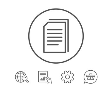 Kopya belgeler satırı simgesi