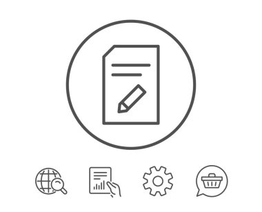 Belge satır simgesini düzenle