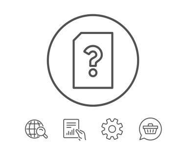 Bilinmeyen belge satırı simgesi