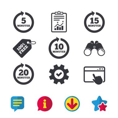 Zamanlayıcı Icons set