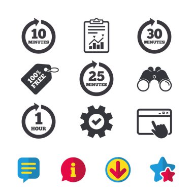 Zamanlayıcı Icons set