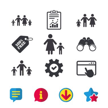 Aile ile çocuk işaretler