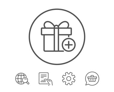 Hediye kutusu satırı simgesi ekleme