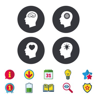 baş beyin ikonları ile