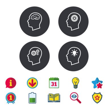 baş beyin ikonları ile