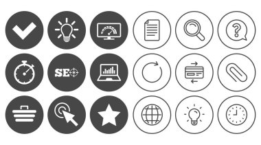 Internet, seo simgeler