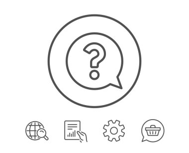 soru işareti satırı simgesi