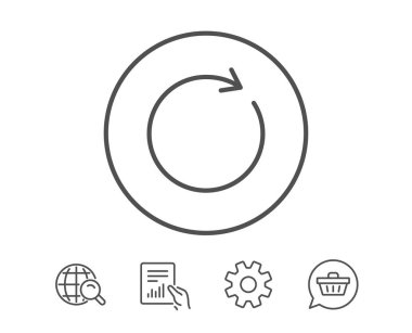 yenileme satırı simgesi