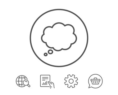 Komik konuşma balonu satırı simgesi