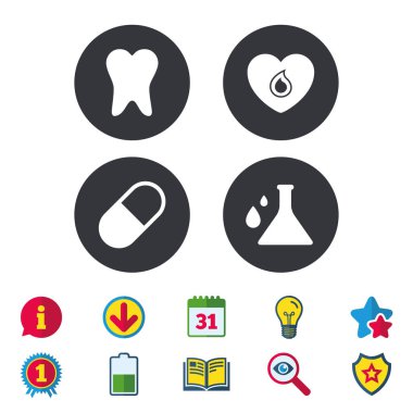 tıbbi simgeler ayarlandı