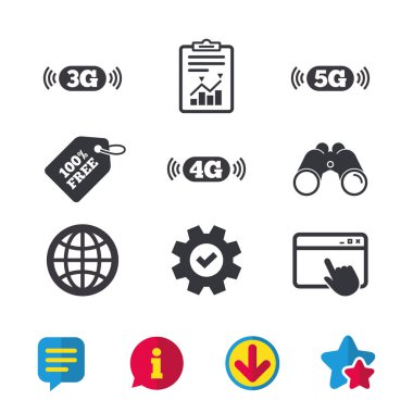 mobil telekomünikasyon simgeler