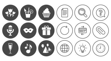 Parti kutlama, doğum günü simgeler