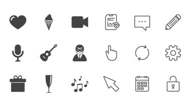 Çeşitli Simgeler Ayarlandı