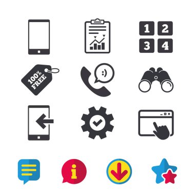telefon Icons set