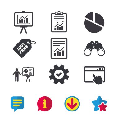 Diyagram grafik pasta grafik simgeleri