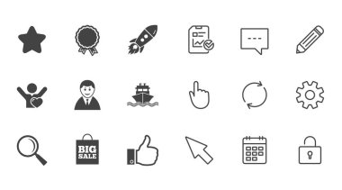 alışveriş, e-ticaret ve iş simgeleri