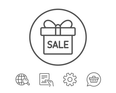 hediye kutusu satırı simgesi