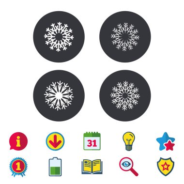 Kar taneleri sanatsal simgeler