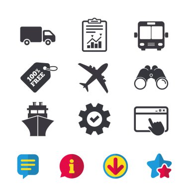 taşıma simgeleri ayarlandı