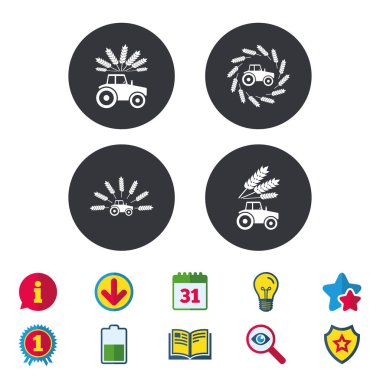 Traktör Icons set