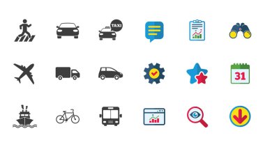 taşıma simgeleri ayarlandı