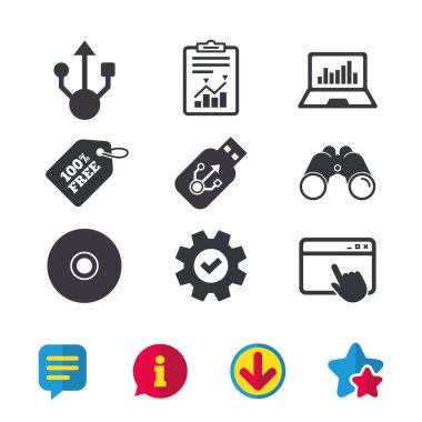 USB flash sürücü simgeleri