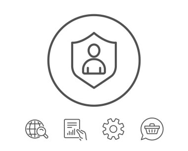 Kullanıcı koruma satırı simgesi