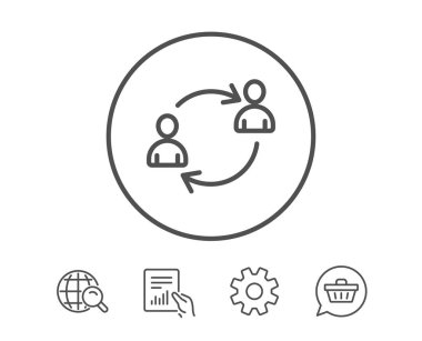 Ekip çalışması satırı simgesi