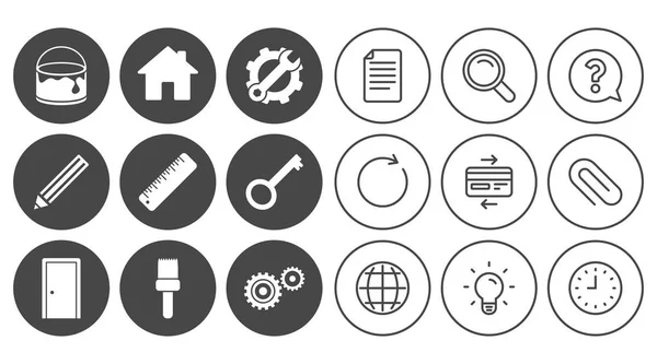 Various icons set — Stock Vector