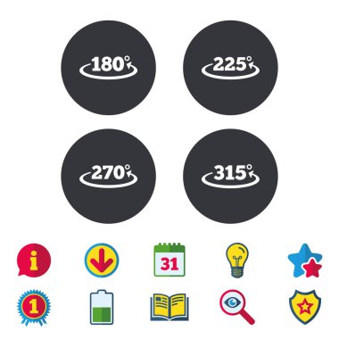 ok işareti simgeleri.