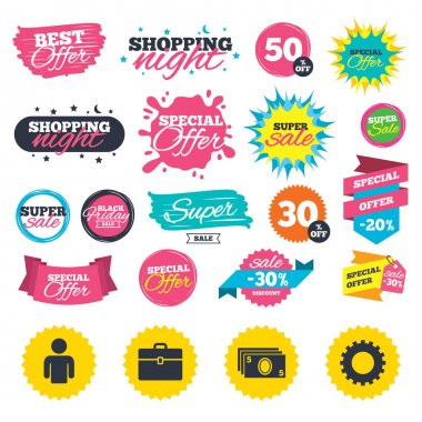 Satılık alışveriş afiş.