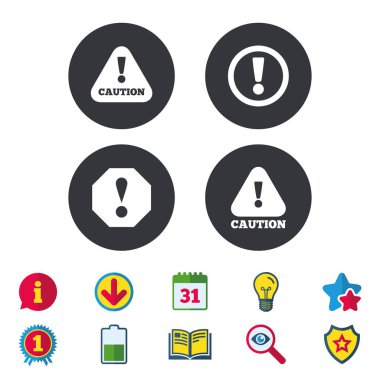 Dikkat dikkat işaretleri.