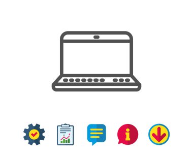 dizüstü bilgisayar simgesi. 