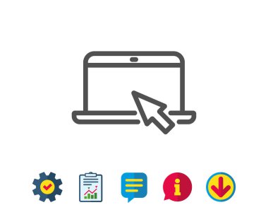 dizüstü bilgisayar simgesi. 