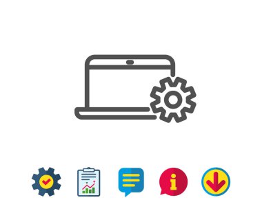 dizüstü bilgisayar simgesi. 