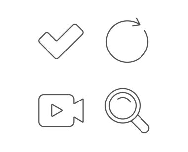 ok işareti simgeleri.