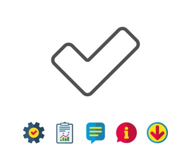 Onay satırı simgesi.