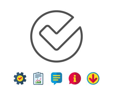 Onay satırı simgesi.