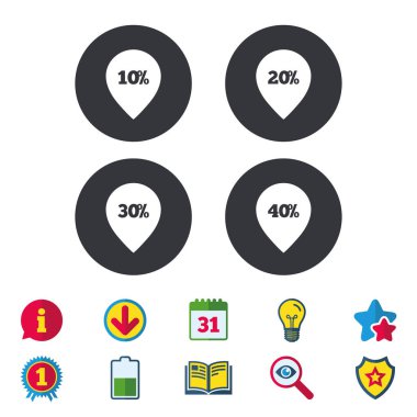 Satış iskontoları simgesi.