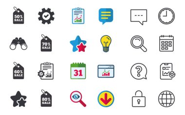 Satış iskontoları simgesi.