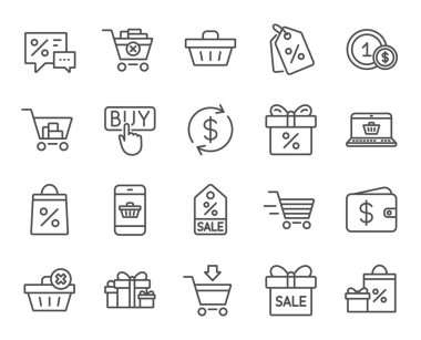 Satılık alışveriş afiş.