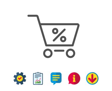 Tasarım indirim simgesinin.