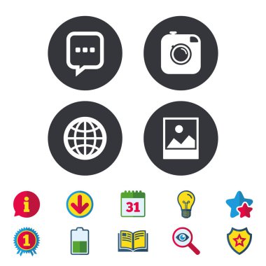 Dünya küre simgesi.