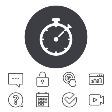 Zamanlayıcı işareti simgesi.