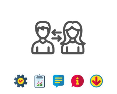 Kullanıcılar satırı simgesi. 