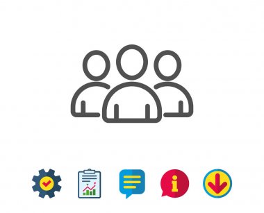 Kullanıcılar satırı simgesi. 