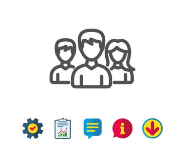 Kullanıcılar satırı simgesi. 