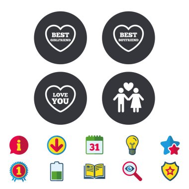 Sevgililer günü simgeler. 