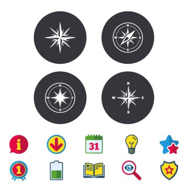 Windrose hareket simgeleri