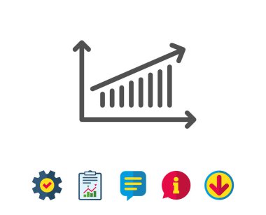Grafik Satırı Simgesi. 